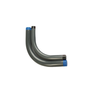 Codo Conduit Rígido de Aluminio de 1/2" (13 mm) / Recubierto de PVC / Interior de Uretano.