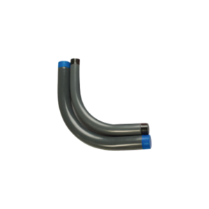 Codo Conduit Rígido de Aluminio de 3/4” (19 mm)/ Recubierto de PVC / Interior de Uretano.