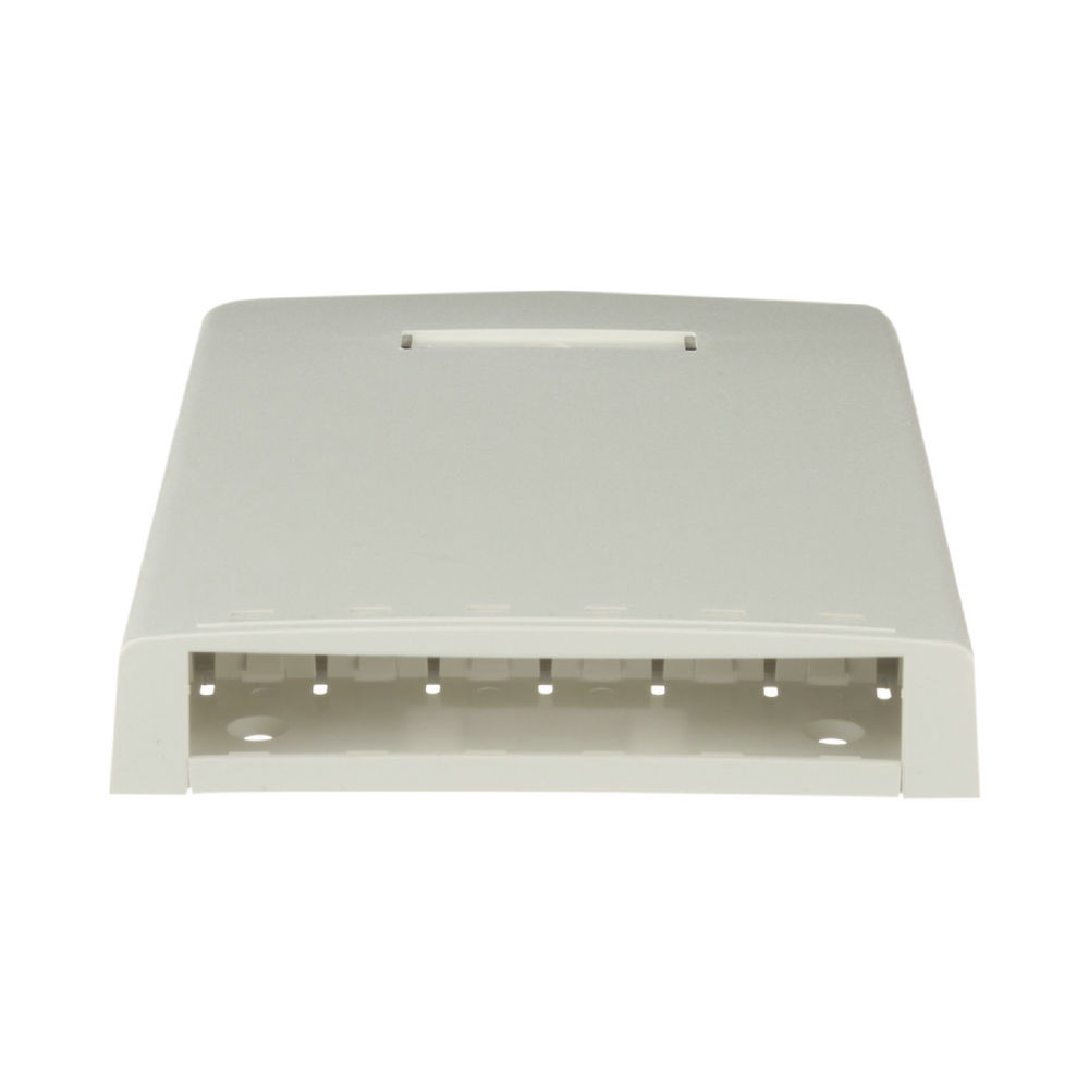 Caja de Montaje en Superficie, con Accesorio para Resguardo de Fibra ?ptica, para 6 M?dulos Mini-Com, Color Blanco Mate - Imagen 3