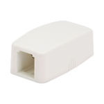 Caja de Montaje en Superficie, Para 1 M?dulo Mini-Com, Color Blanco Mate