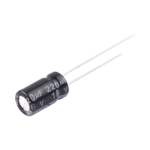 Capacitor Electrol??tico en Aluminio, Radial de 220 ??Fd, 16 Vcc, 105 ??C, 6.3 x 11 mm.