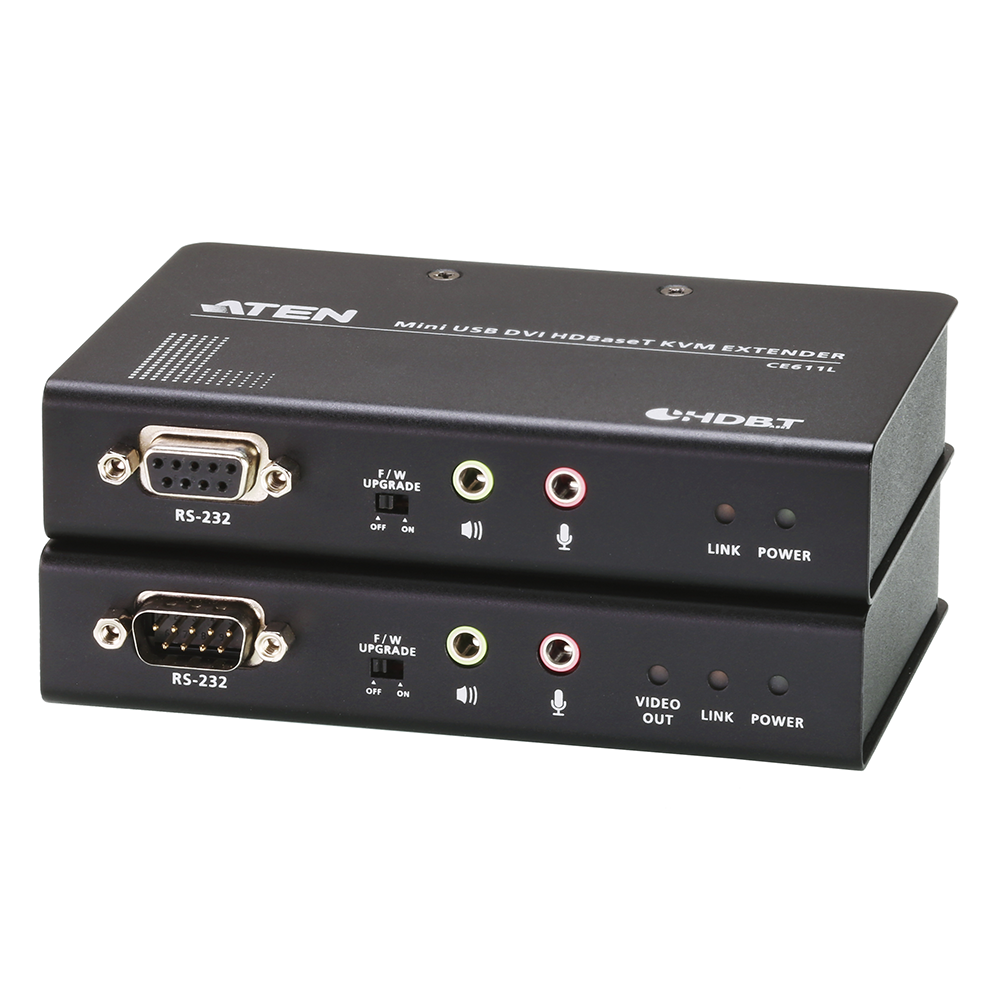 Extensor KVM HDBaseT???| DVI | USB | formato compacto (1920 x 1200 a 100m)