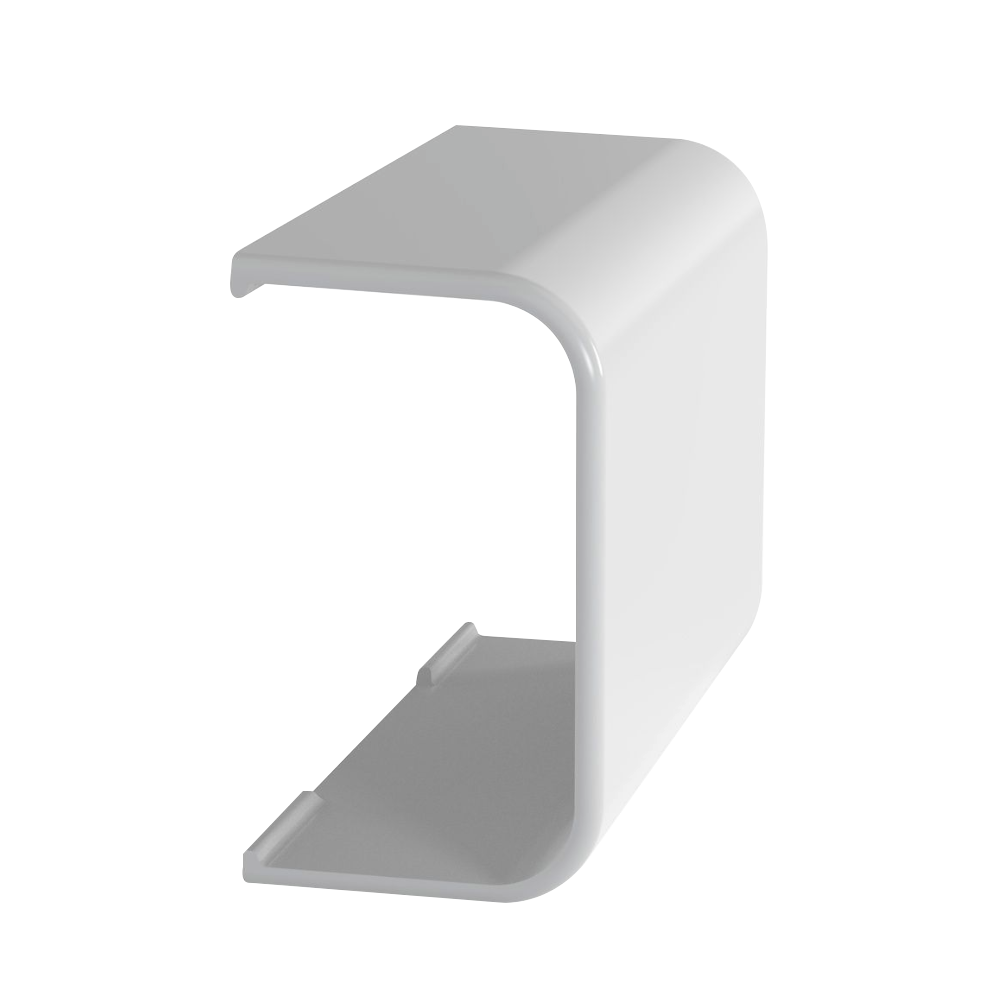 Unión recta, para uso con canaleta LD10, material ABS, Color Blanco - Imagen 4