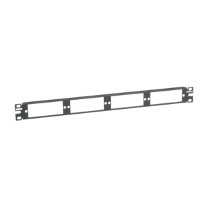 Patch Panel de Fibra ?ptica, Para 4 Placas Acopladoras FAP o FMP, Color Negro, 1UR