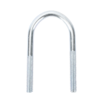 Abrazadera tipo U de 3/4", con acabado Electro Zinc, no incluye tuercas y arandelas