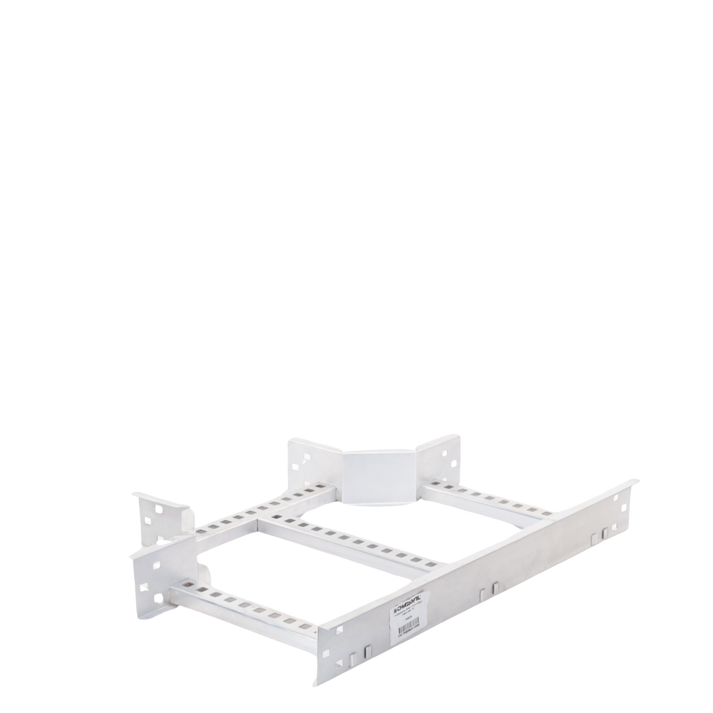 Derivación "T" Horizontal de Aluminio Perfil Z / Peralte 3 1/4" / Ancho 12"/ Radio 8" / Incluye Tornillería (CHTHEZ314R8X12AK) - Imagen 5