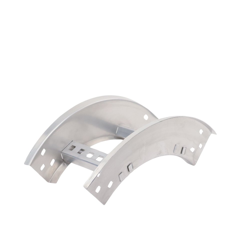 Curva Vertical Exterior de Aluminio de 90° Perfil Z / Peralte 3 1/4" / Ancho 6" / Radio 8" / Incluye Tornillería - Imagen 4
