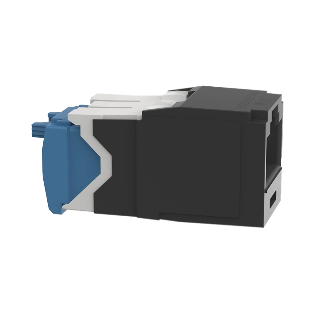 Conector Jack RJ45 Estilo TG, Mini-Com, Categor?a 6A, de 8 Posiciones y 8 Cables, Color Negro - Imagen 4