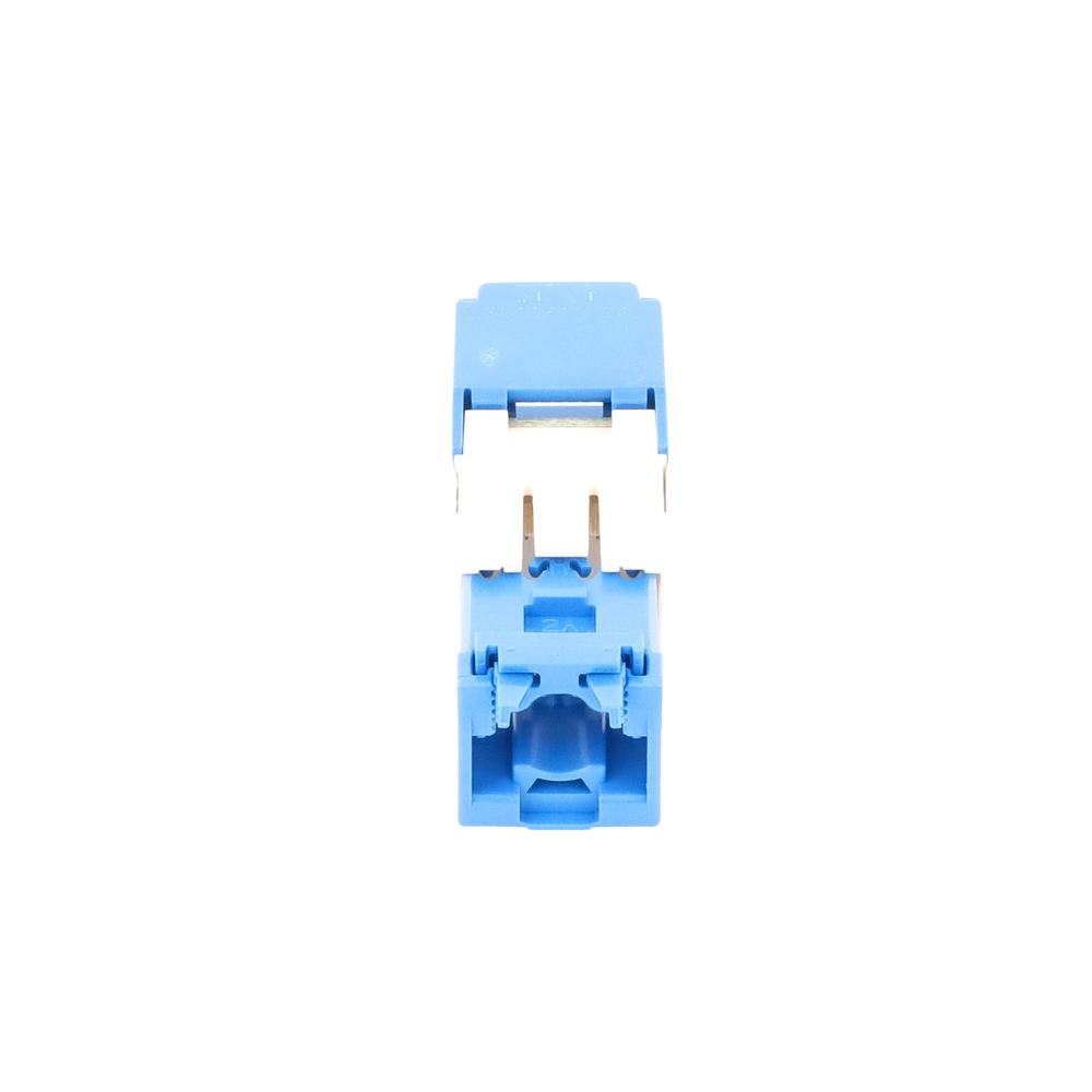 Conector Jack RJ45 Estilo TG, Mini-Com, Categor?a 6A, de 8 Posiciones y 8 Cables, Color Azul - Imagen 7