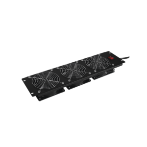 Kit de 3 Ventiladores para Montaje en Rack de 19 in, Alimentaci??n 120 Vca con Plug NEMA 5-15P, 3 UR, Color Negro
