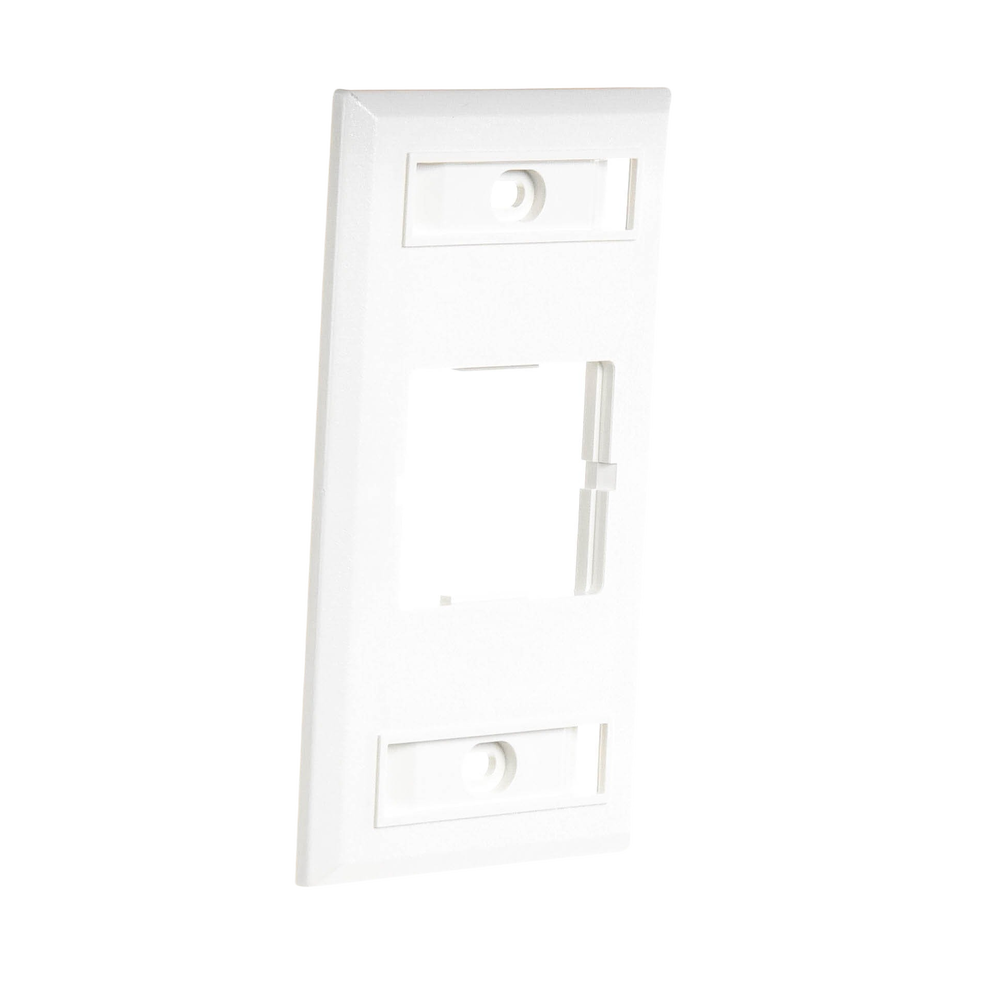 Placa de Pared CT, Para un Acoplador, Color Blanco - Imagen 3