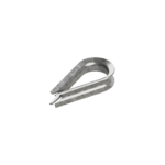 Cuello/ Guardacabo/ Rozadera para Cable de 1/4" de Acero Galv. por Inmersi??n.