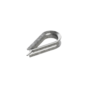 Cuello/ Guardacabo/ Rozadera para Cable de 3/8" de Acero Galv. por Inmersi??n.