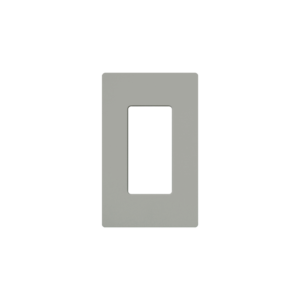 Tapa Color Gris para interruptor o dimmer Lutron, 1 gang, limpio y moderno