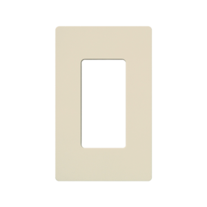 Tapa Color Light Almond para interruptor o dimmer Lutron, 1 gang, limpio y moderno