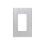 Tapa Color Metálico para interruptor o dimmer Lutron, 1 gang, limpio y moderno