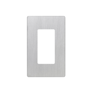 Tapa Color Metálico para interruptor o dimmer Lutron, 1 gang, limpio y moderno
