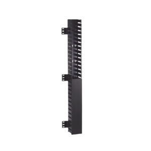 Organizador Vertical IN-Cabinet, Sencillo (Solo Frontal), Para Uso Con Gabinetes Panduit, Montaje Frontal en Riel de Rack, 40 UR, 2.25 in de Ancho, Color Negro
