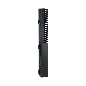 Organizador Vertical IN-Cabinet, Sencillo (Solo Frontal), Para Uso Con Gabinetes Panduit, Montaje Lateral en Riel de Rack, 40 UR, 1.95 in de Ancho, Color Negro