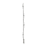 Antena Base VHF, de 4 Dipolos, Rango de Frecuencia 138 - 150 MHz.