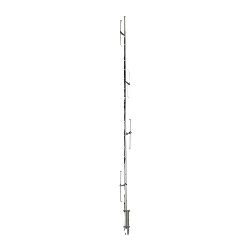 Antena Base VHF, de 4 Dipolos, Rango de Frecuencia 138 - 150 MHz.