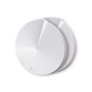 Kit 2 Routers Inalǭmbricos MESH Interior para Hogar / Doble Banda Wi-Fi 5 AC1300 Mbps / 2 Puerto Gigabit WAN/LAN / 4 Antenas Internas / Administraci??n Mediante la App Deco (iOS, Android) / Protecci??n HomeCare
