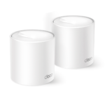 Kit 2 Routers Inalǭmbricos MESH Interior para Hogar / Doble Banda Wi-Fi 6 AX1500 Mbps / 2 Puerto Gigabit WAN/LAN / 2 Antenas Internas / Administraci??n Mediante la App Deco (iOS, Android) / Protecci??n HomeShield