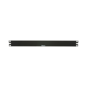 Tapa Ciega Para Rack Estándar de 19in, Plano, de Acero, 1UR, Color Negro
