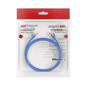Cable de Parcheo (Patch Cord) / UTP / Cat. 6 (24 AWG) / 2 Metros (6.56 Pies) / Color Azul / Ideal para PoE+ / Interior