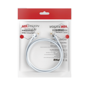 Cable de Parcheo (Patch Cord) / UTP / Cat. 6 (24 AWG) / 2 Metros (6.56 Pies) / Color Blanco/ Ideal para PoE+ / Interior