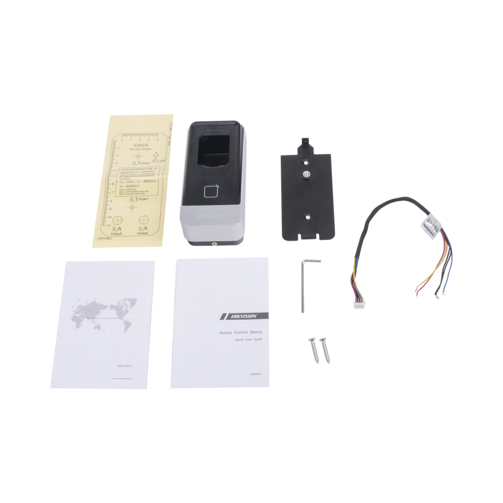 Lector esclavo MIFARE IP65 / Huella Digital / Lector de Tarjetas de Proximidad MiFare / RS-485 / Interior y Exterior / Requiere Panel de Control de Acceso Serie DS-K26 y DS-K27 - Imagen 4