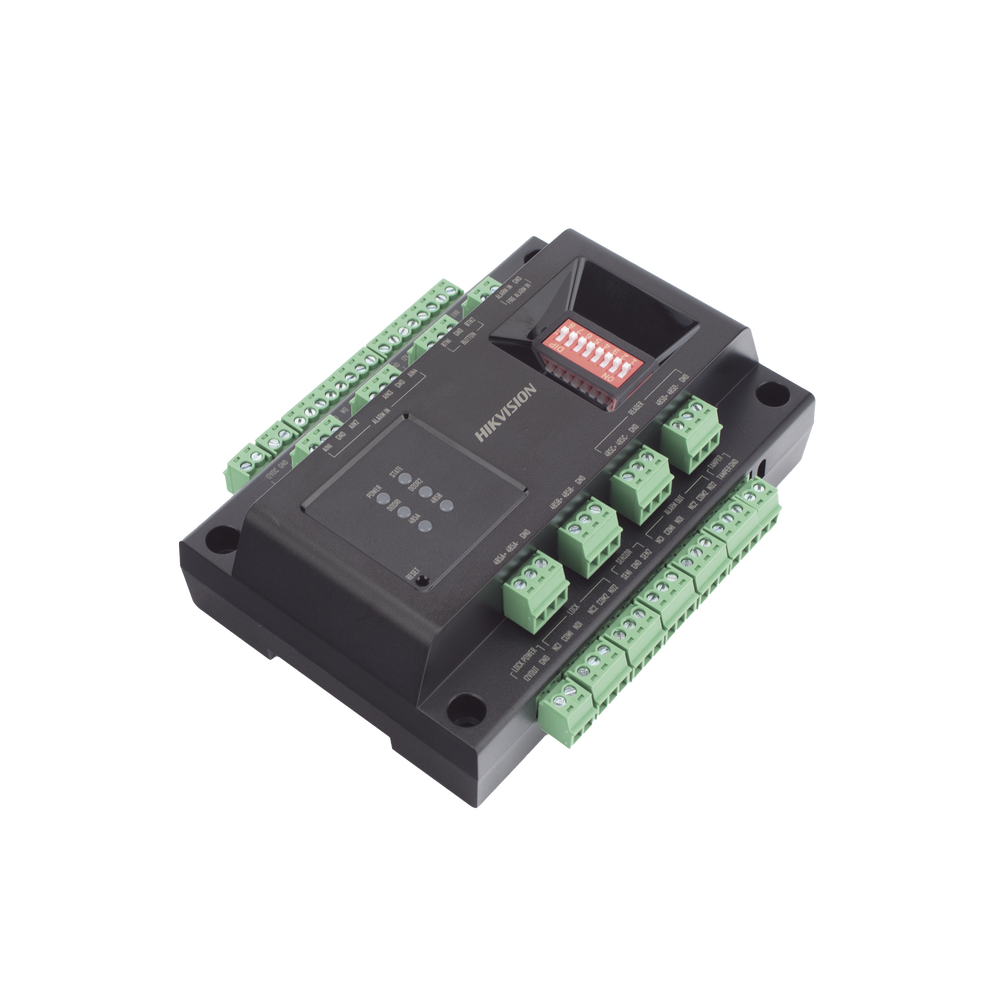 Expansor de 2 Puertas para Paneles de Control de Acceso DS-K27 Series / Comunicación RS-485 / 4 Entradas y 2 Salidas Auxiliares - Imagen 7