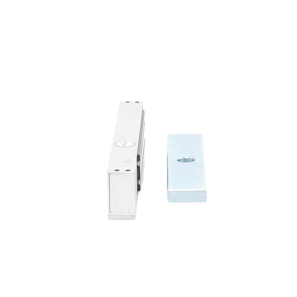 Chapa Magnética de 617 Lbs (280 Kg) / Montaje en Puerta Normal o de Vidrio / Certificado CE / Uso en Interior / Indicador LED / Magnetismo Anti-residual - Imagen 4