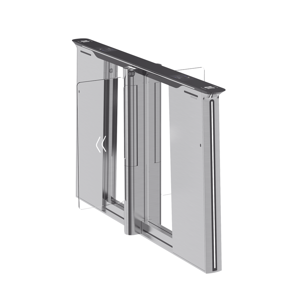 (Sensor dToF) Torniquete con Reconocimiento Facial y Lector QR Embebidos / CENTRAL / 100 mil usuarios / Carril de 90 Cms / Requiere Torniquete Izquierdo y Derecho