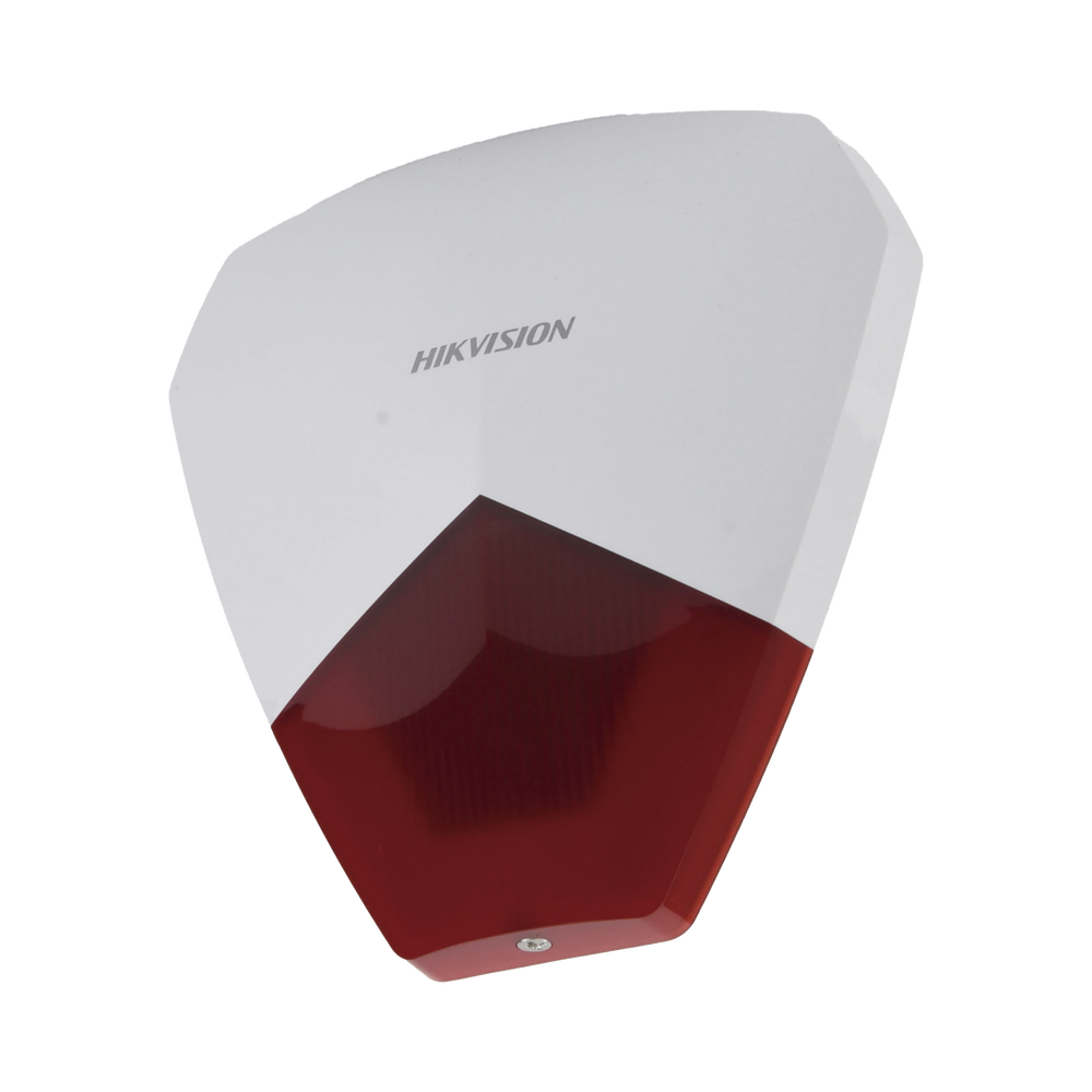 Sirena Estrobo Cableada Hikvision / Ideal para cualquier Panel de Alarma / Roja / 105 dB / Protección IP54 - Imagen 3
