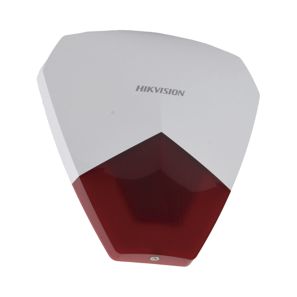 Sirena Estrobo Cableada Hikvision / Ideal para cualquier Panel de Alarma / Roja / 105 dB / Protección IP54 - Imagen 2