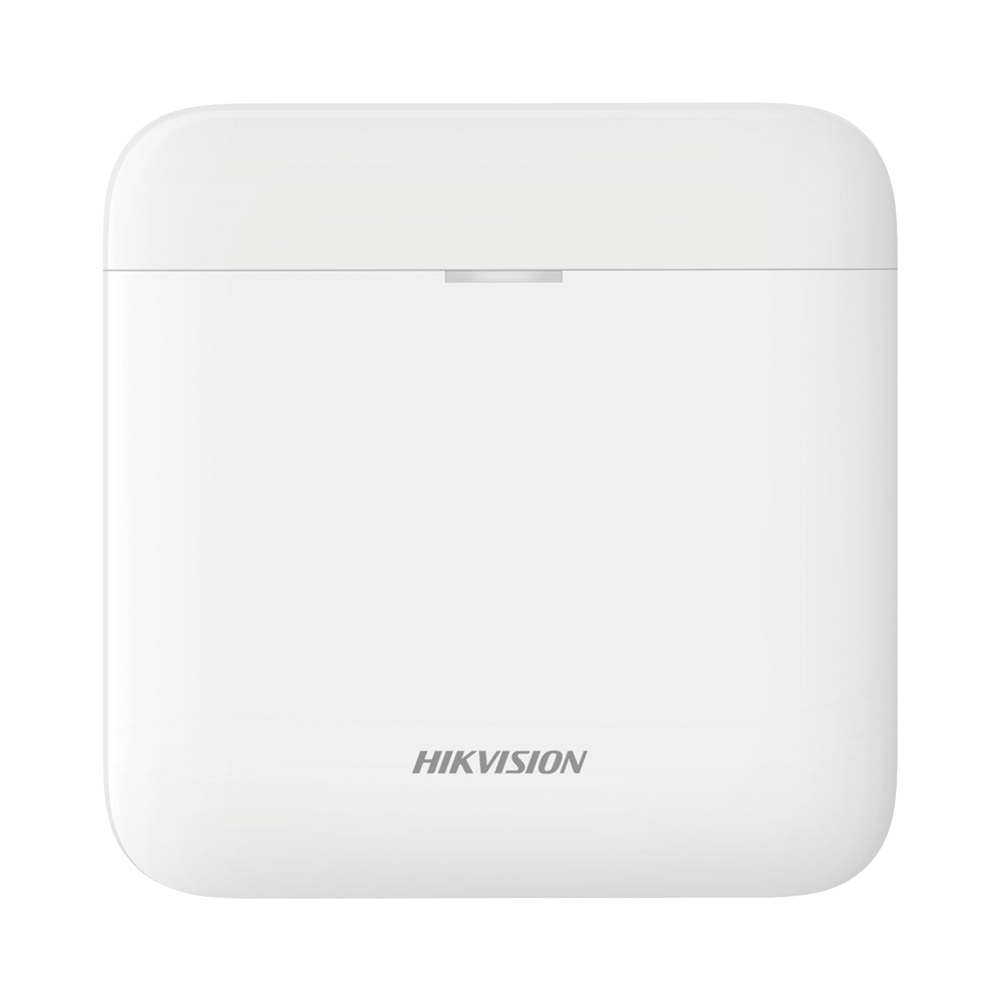 (AX PRO) Panel de Alarma Inalámbrico de Hikvision / Soporta 48 Zonas / GSM 3G/4G, Wi-Fi y Ethernet / Incluye Batería de respaldo / Compatible con los Accesorios AX PRO.