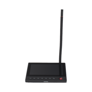 Micrófono IP | 12 VCD | Pantalla Touch 7" | Transmisión en Tiempo Real | Integración con HikCentral Professional