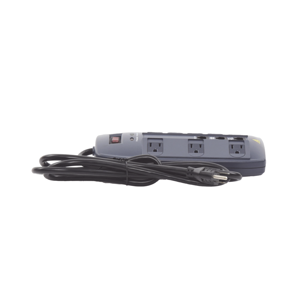 Multicontacto 8 Salidas / 120 VCA 15 A / 2160 Joules / Telco RJ11 / 6 Transformadores Simult?neos - Imagen 3
