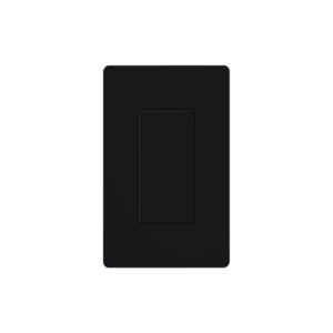 Placa ciega de pared color negro