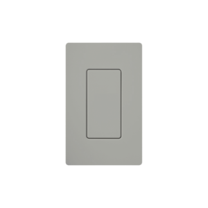 Tapa ciega color gris.