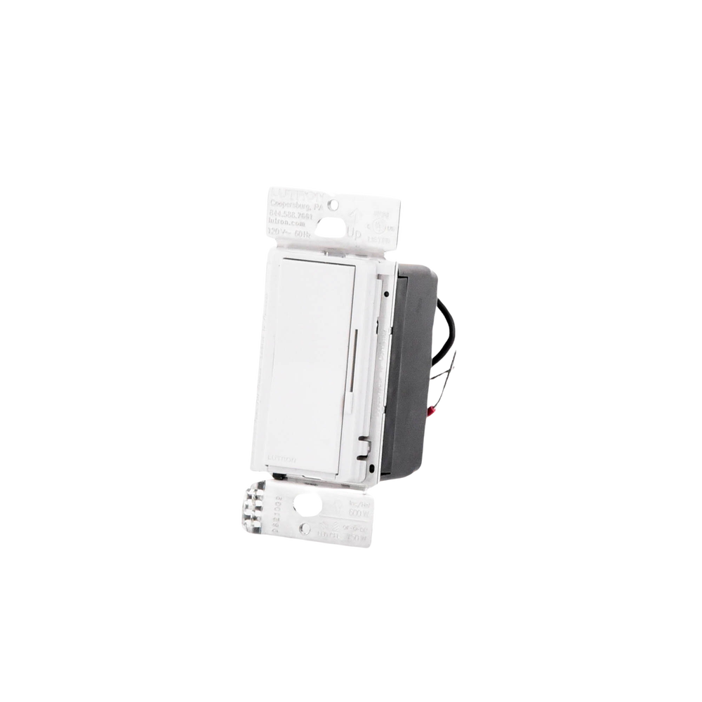 (Caseta Wireless) DIVA Atenuador de pared. Aumenta/Disminuye Intensidad de Iluminación. No requiere cable neutro. 150W LED / 600W INC/HAL - Imagen 2