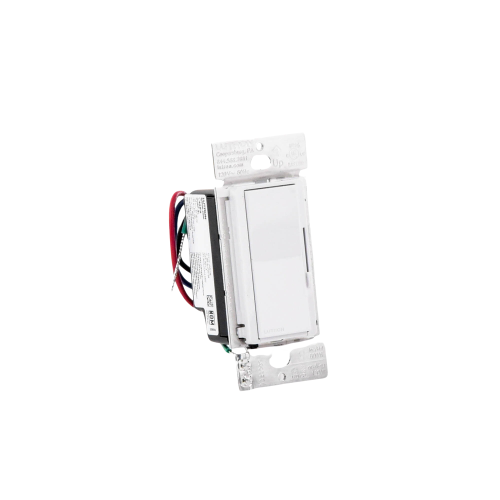 (Caseta Wireless) DIVA Atenuador de pared. Aumenta/Disminuye Intensidad de Iluminación. No requiere cable neutro. 150W LED / 600W INC/HAL - Imagen 3