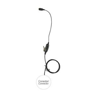 Micr??fono de 1 cable serie LOC para KENWOOD PKT-23K