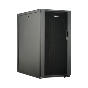 Gabinete Profesional de Telecomunicaciones, de Piso, 24 UR, 600 mm de Ancho y 1070 mm de Profundidad, Color Negro