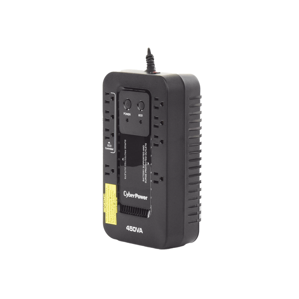 UPS de 450 VA/260 W, Topolog??a Standby con Modo Ahorrador ECO, Entrada 120 Vca NEMA 5-15P, Con 8 Tomas NEMA 5-15R - Imagen 5