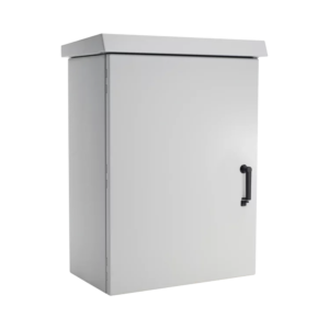 Gabinete Para Exterior OSP ComLine de 18 UR, 600 mm de Ancho, 500 mm de Profundidad De Aluminio, Color Gris Claro Con Protecci??n NEMA 4/12/4X/3/3R; IP66