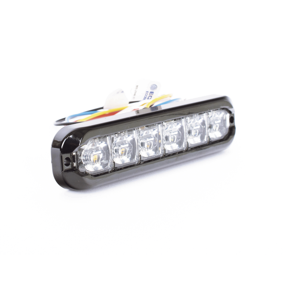 Luz perimetral , 12 LED Ultra Brillantes, Dual Color Ambar / Claro - Imagen 2