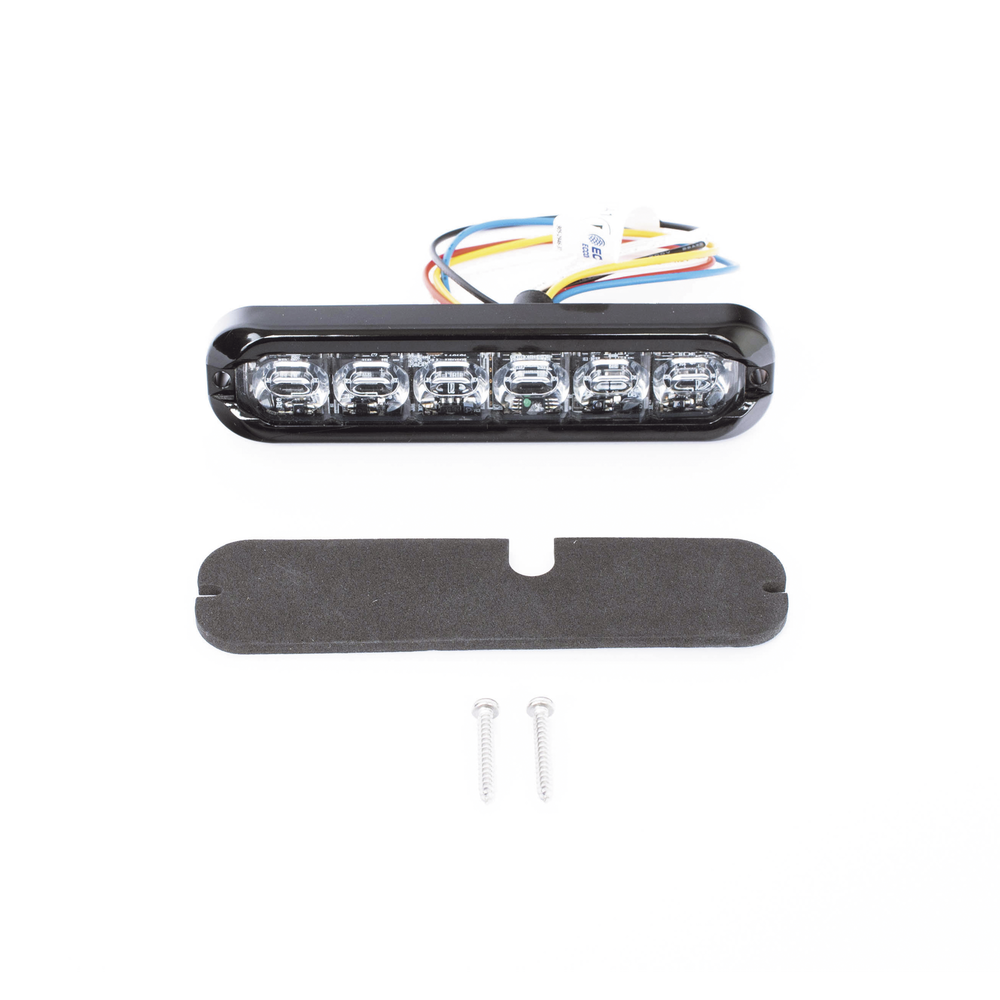 Luz perimetral , 12 LED Ultra Brillantes, Dual Color Ambar / Claro - Imagen 4