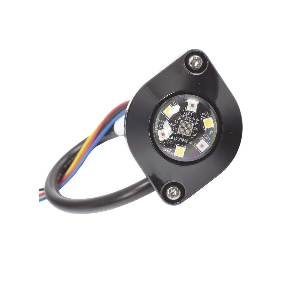 Lámpara Oculta de 6 LED Color Ámbar/Claro Serie ED9015 - Imagen 2